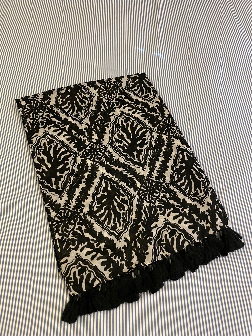 Lilly Pulitzer coral print scarf